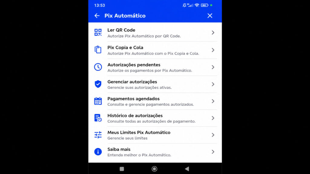 Pix automático