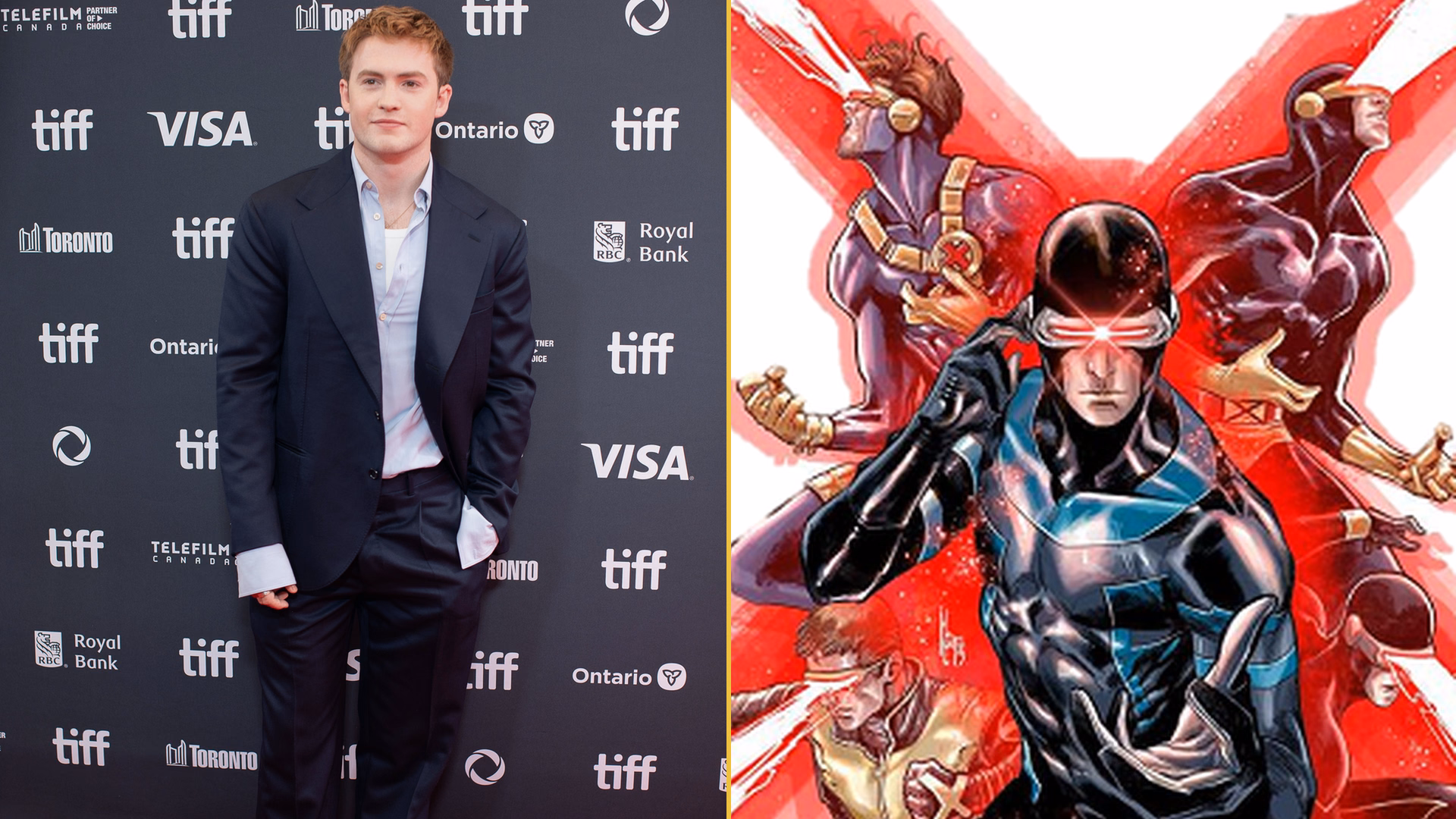 Novo elenco de x-men no mcu: veja o que sabemos Montagem lado a lado com kit connor e ciclope nos quadrinhos