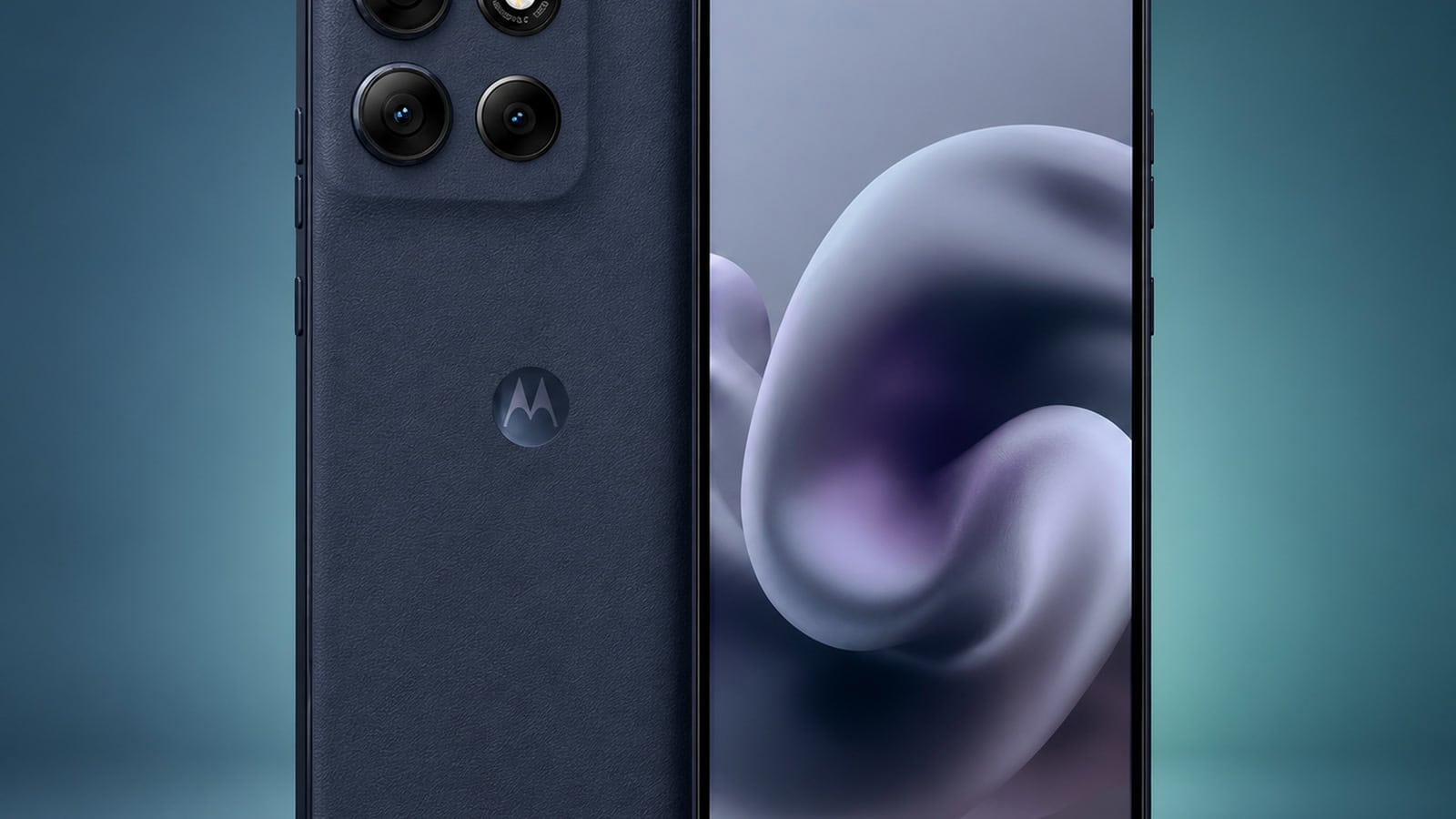 Moto g87 / moto g86 em composição editorial para a lista de celulares compatíveis com android 17