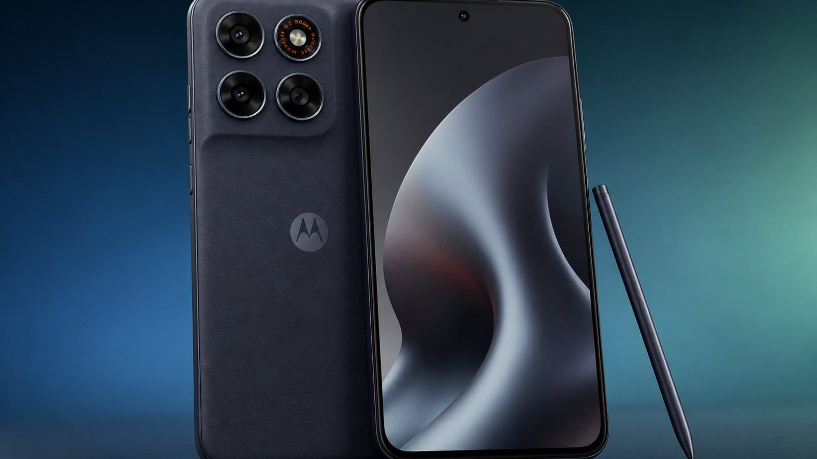 Moto g stylus 2026 em composição editorial para a lista de celulares compatíveis com android 17