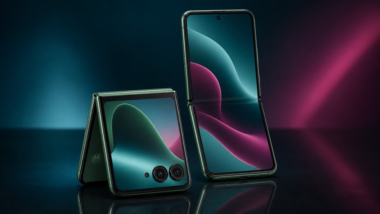 Motorola razr 70 plus / motorola razr+ 2026 em composição editorial para a lista de celulares compatíveis com android 17