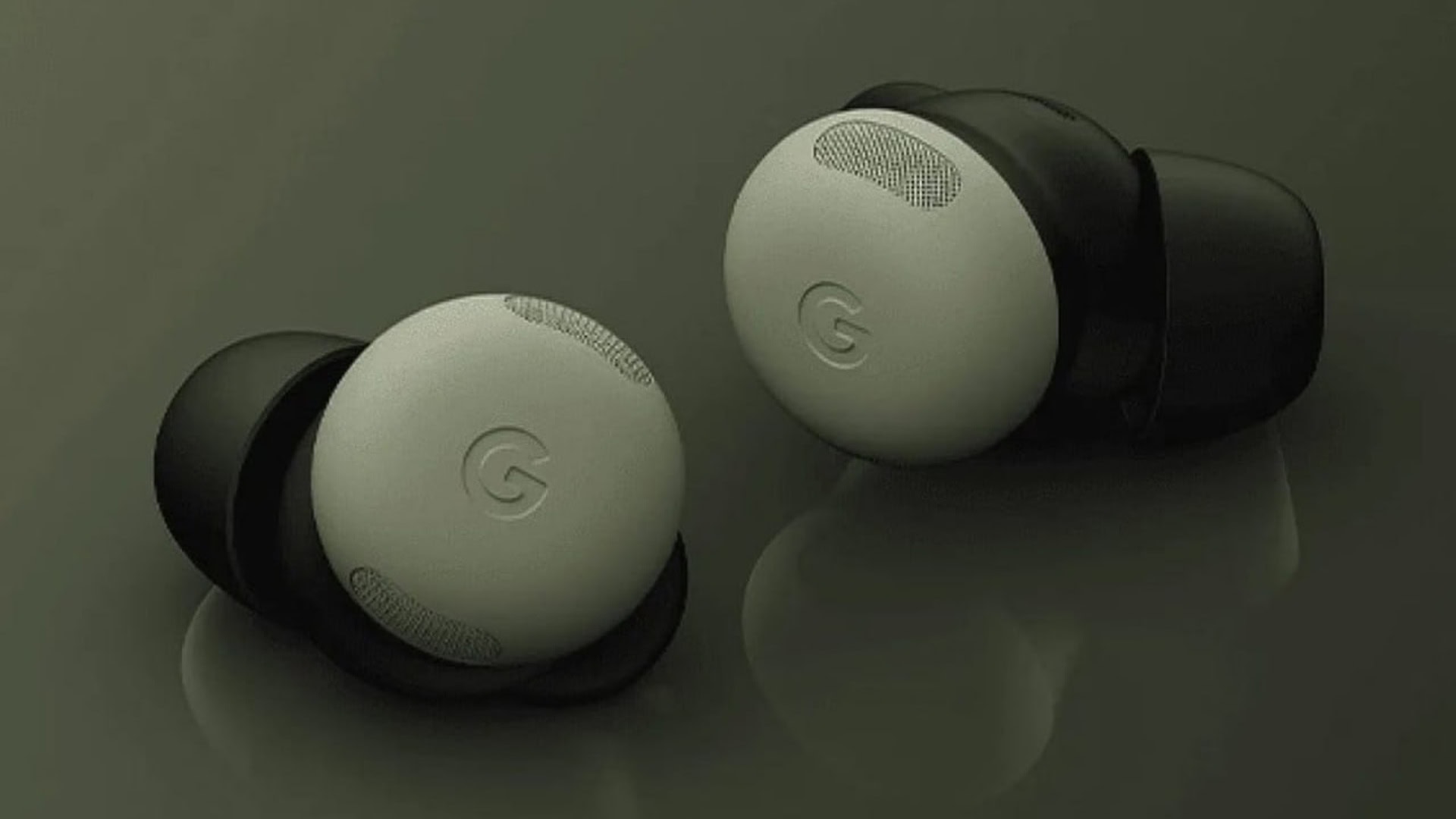 Pixel 11, watch 5 e mais: o que esperar do made by google 2026? Imagem vazada mostra os pixel buds pro 2 em nova tonalidade de verde escuro.