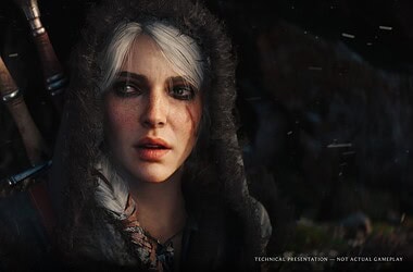 Ciri aparece com capuz em cena da demonstração técnica de the witcher 4