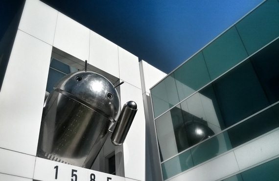 Android “cromado” aparece no campus do google Android-cromado