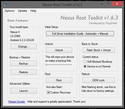 Nexus-root-toolkit