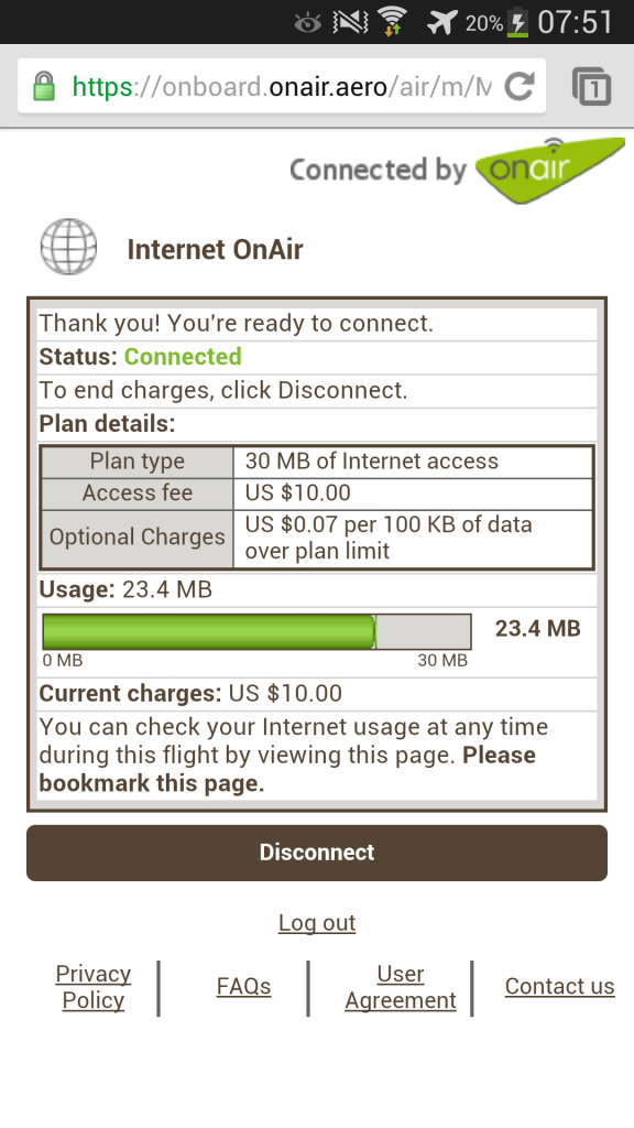 Showmetech testa internet em vôo com airbus a380 Contador de dados para monitorar o uso do plano
