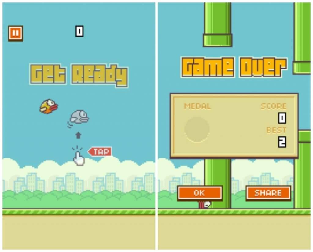 A incrível história de ascenção e queda do jogo Flappy Bird