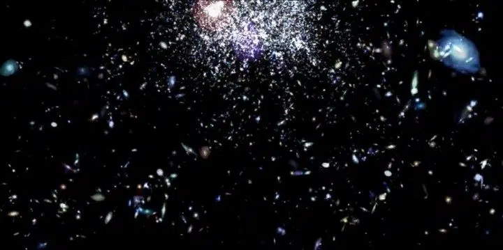 Vídeo incrível simula viagem pelo universo Universe