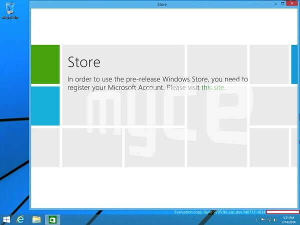 Windows 9 metro no desktop