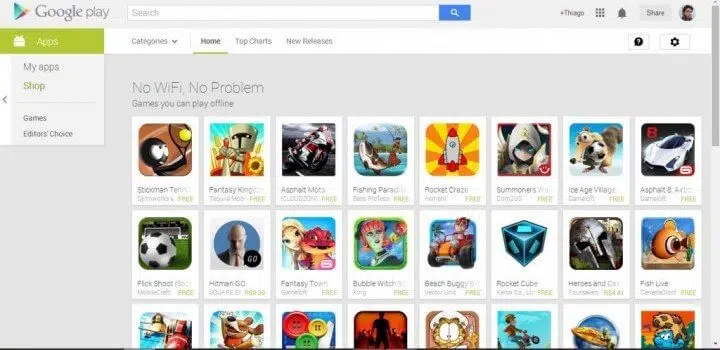 Googleplayjogosoffline