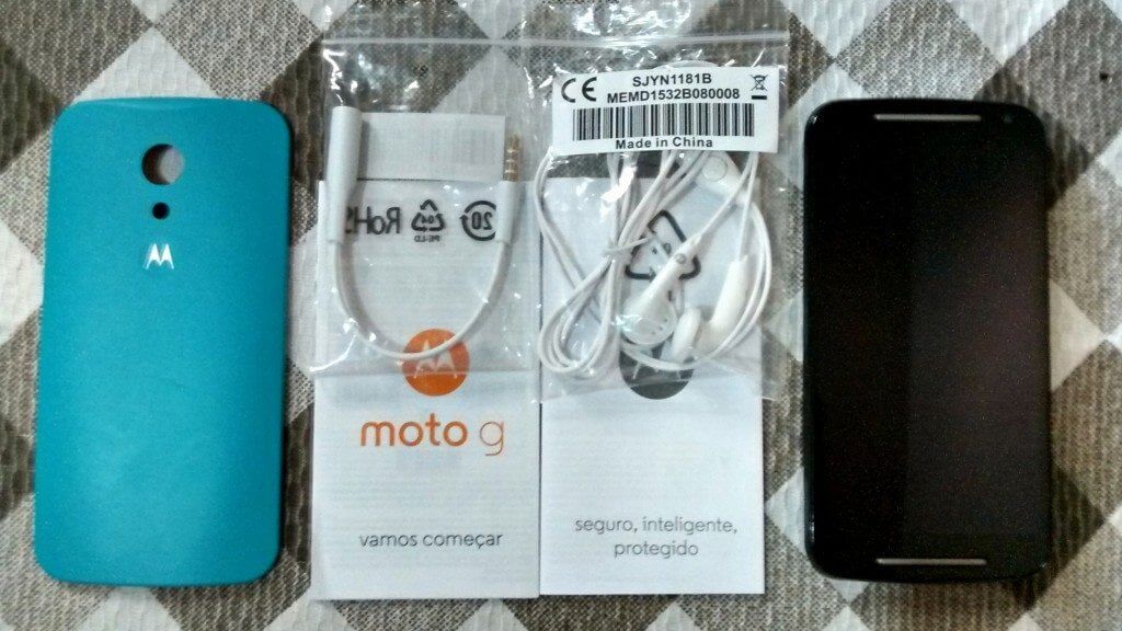 Review: moto g segunda geração (2014) Moto g segunda geração - xt1069 kit