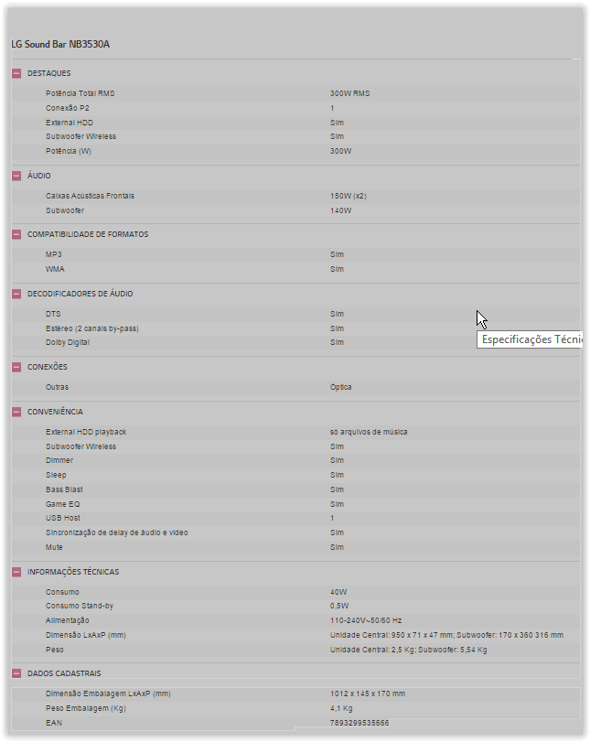 Review: lg sound bar nb3530a, melhor que um home theater? Screen shot 01-06-15 at 04. 44 pm