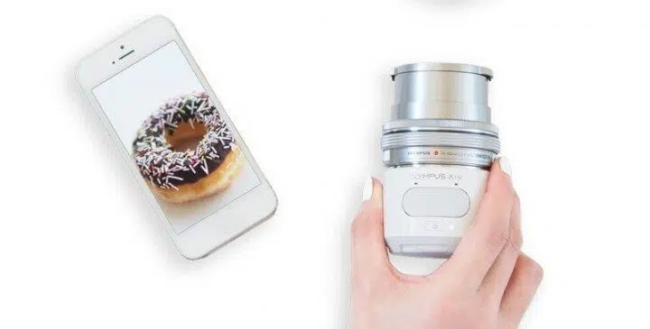 Das neue Olympus-Gadget verwandelt das Smartphone in eine professionelle Kamera 150205olympusair01
