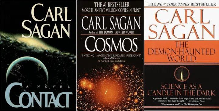 35 anos de cosmos Carl-sagan-livros