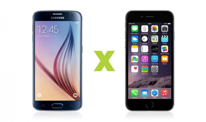 Galaxy s6 vs iphone 6