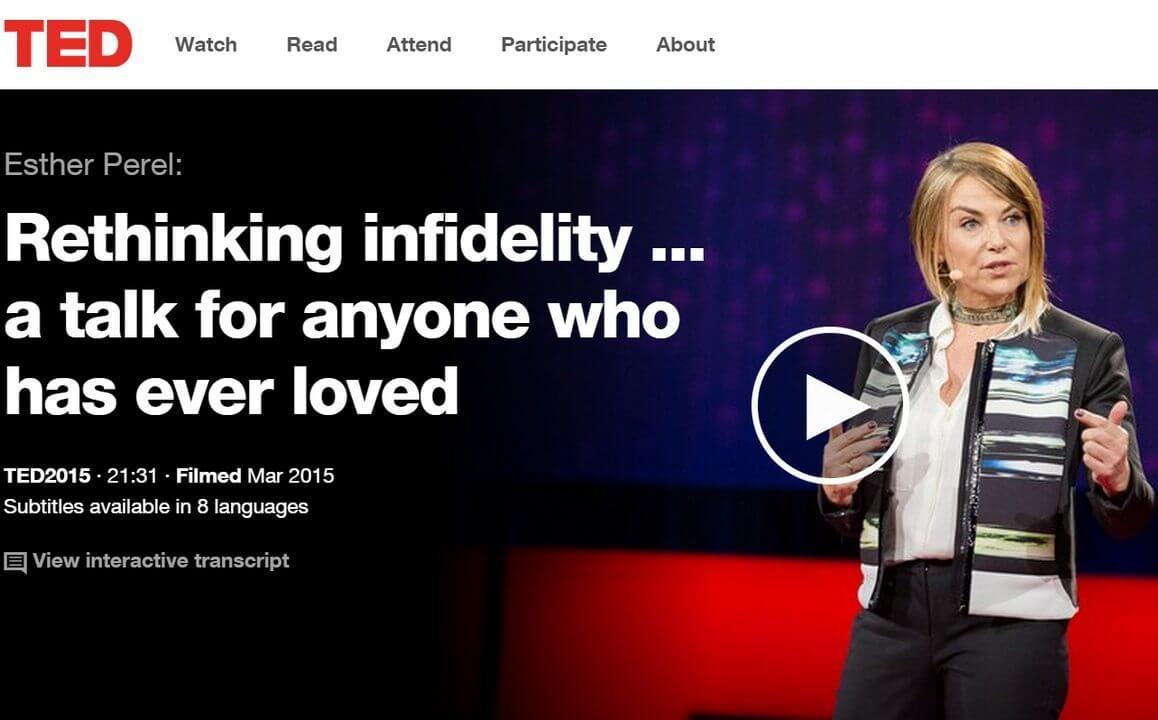 Esther Perel Ted Talk Youtube