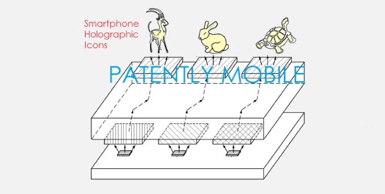 Tony stark aprova: samsung planeja lançar celular que exibe hologramas Samsung-smartphone-holographic-display-patent-01