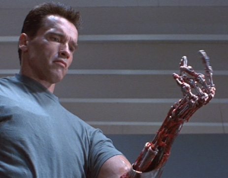 Put it on skynet: lab creates synthetic muscle that can "humanize" robots T-1000 Arnold Schwarzenegger