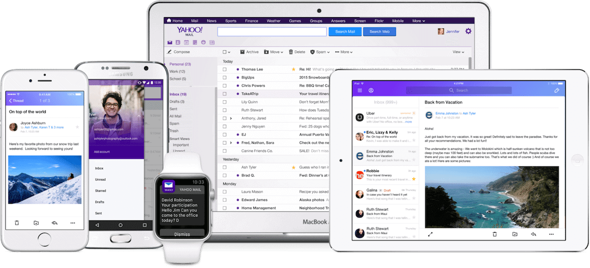 Yahoo mail dispensa senhas e ganha redesign Multiple+mailboxes_all+devices