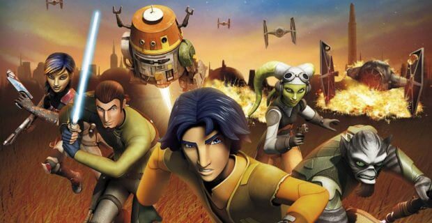 Definitely "Star Wars: The Force Awakens" is the 2015 movie star-wars-rebels-spark-rebellion