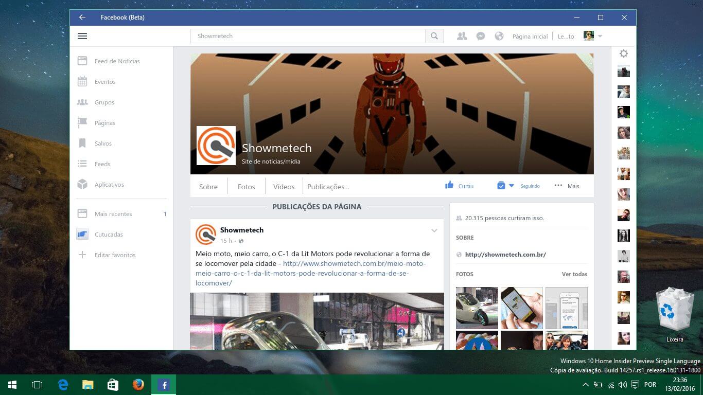 Vídeo revela novo instagram para windows phone: aplicativo universal rodará no windows 10 mobile Acesso ao facebook para windows 10 liberado na windows store