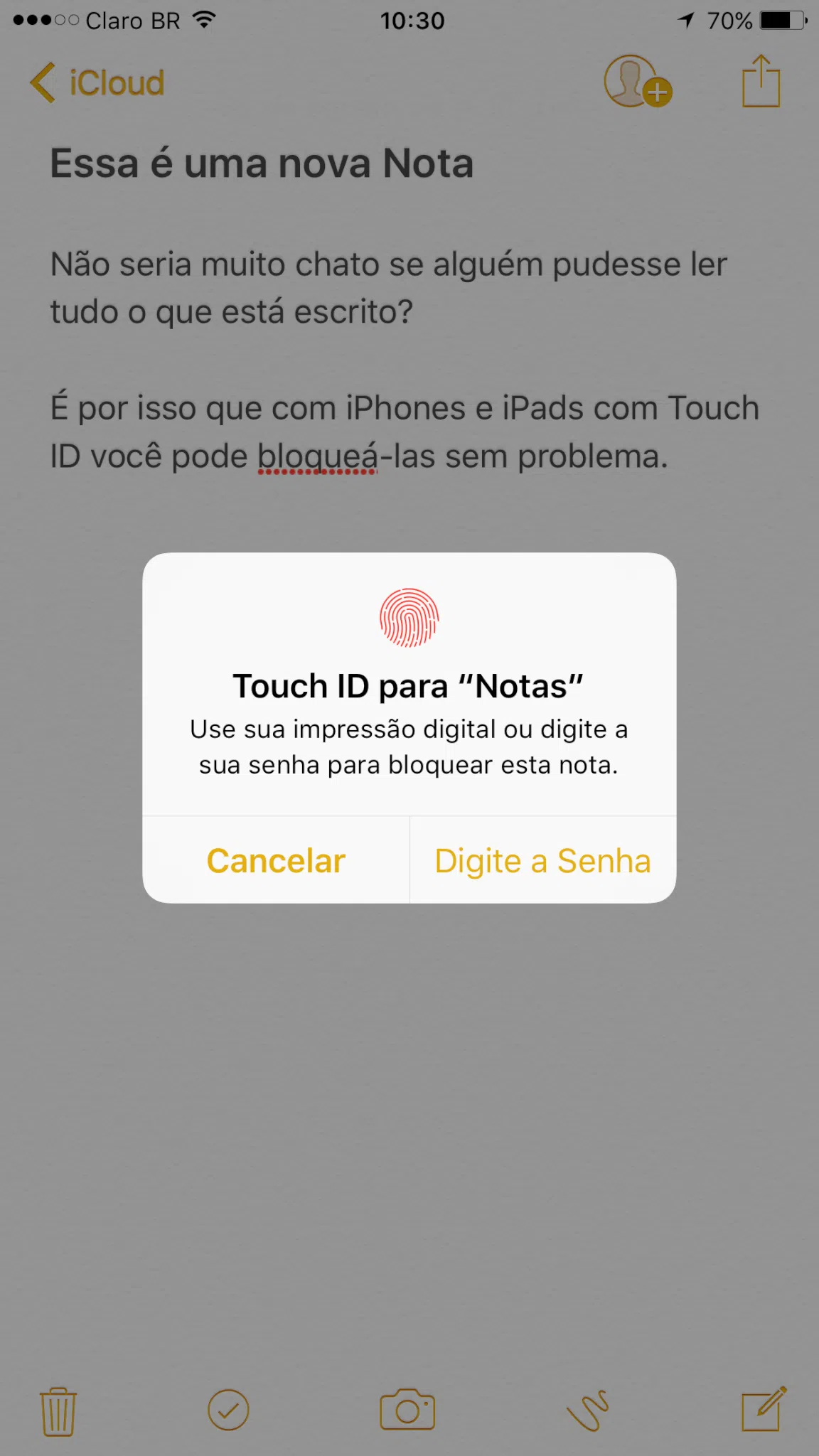 Tutorial: como bloquear uma nota no iphone ou ipad Tutorial: como bloquear uma nota no iphone ou ipad