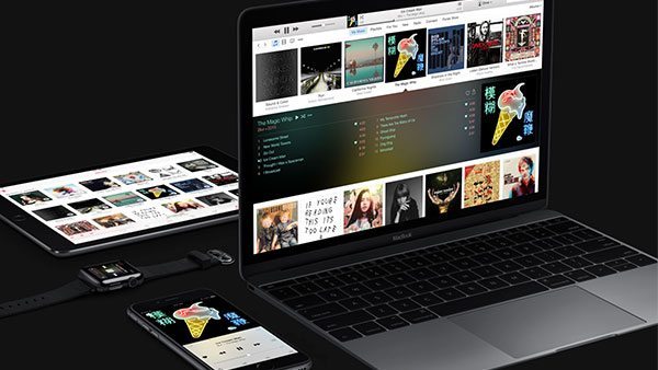 Serviço de streaming de música da apple tem várias funções