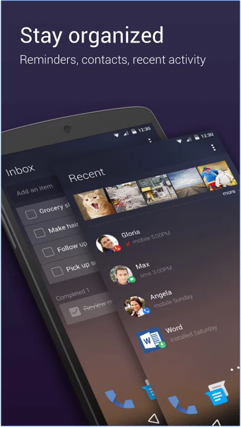 Estes são os cinco melhores launchers para android Arrow launcher
