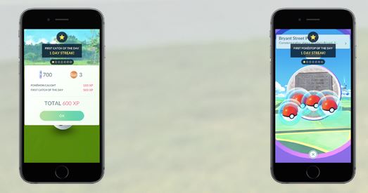 تعلن Pokémon go عن مكافأة للمستخدمين الذين يلعبون كل يوم بوكيمونغو