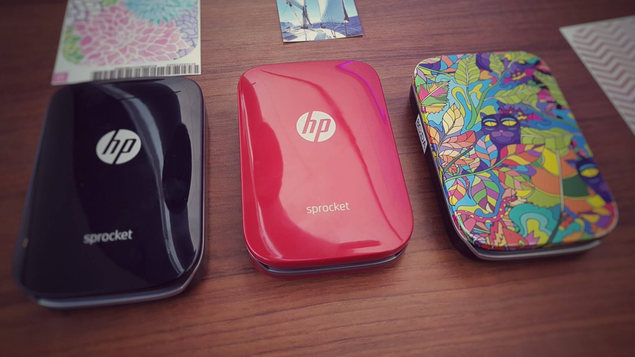 HP lança Sprocket Photo Printer na cor vermelha