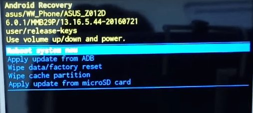 Tutorial: como restaurar o android para o padrão de fábrica(todas as marcas) Asus reboot