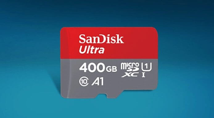 Cartão de memória microsd sandisk
