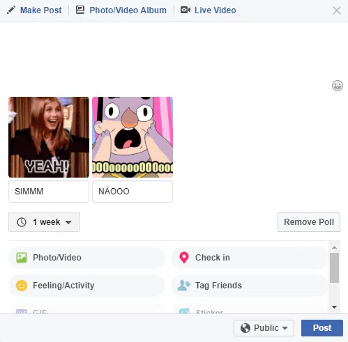 Facebook: Hoe voeg je gifs toe aan je polls? Facebook: Hoe voeg je gifs toe aan je polls?