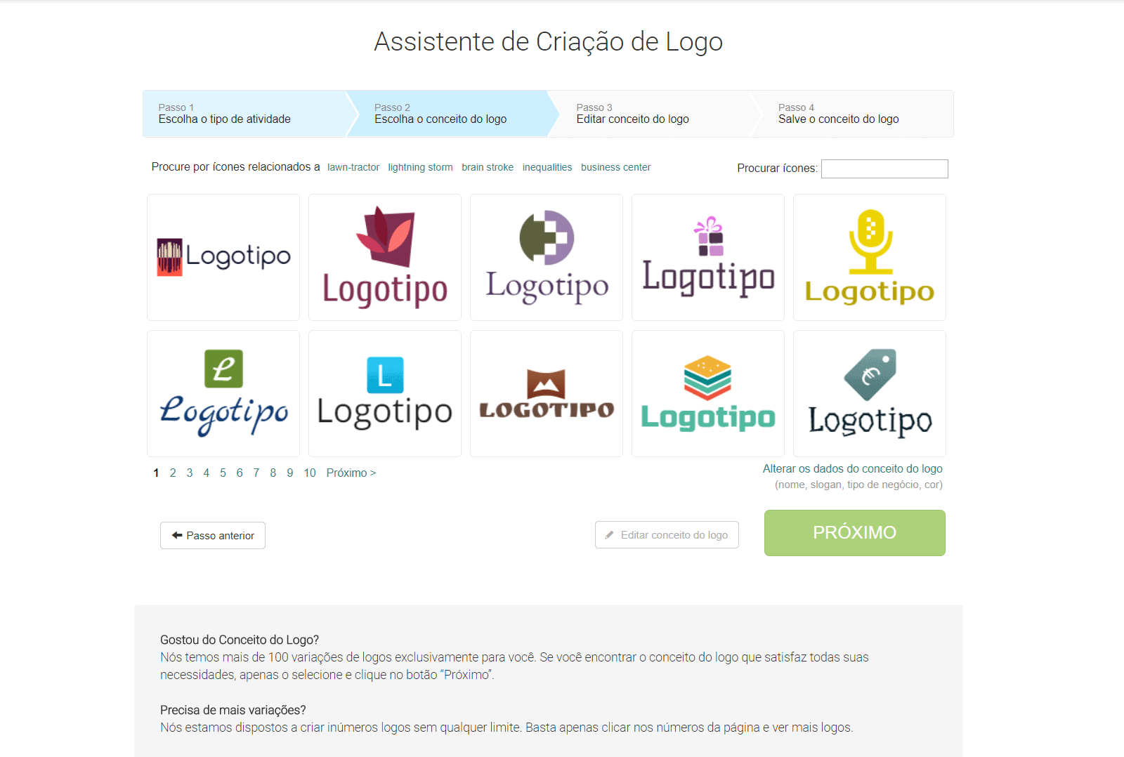 Logaster: crie uma logo para seu site ou empresa em poucos minutos Crie uma logo para seu site em poucos minutos com a logaster