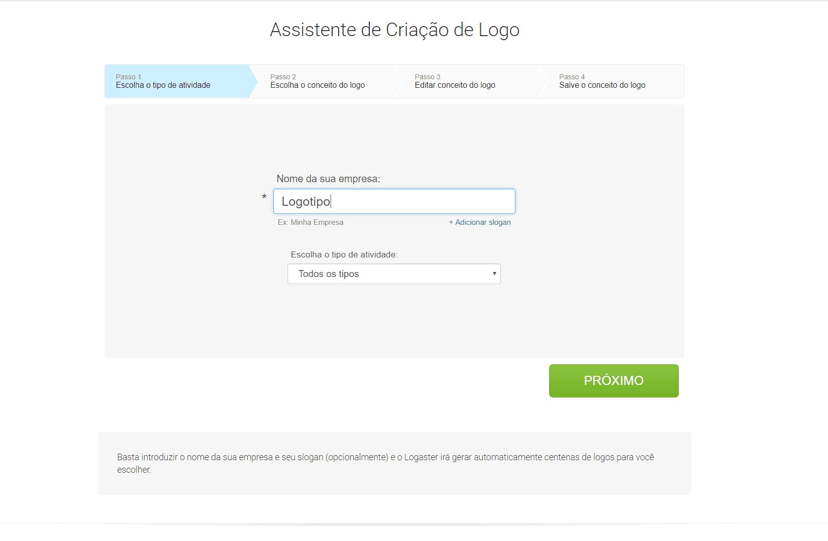 Logaster: crie uma logo para seu site ou empresa em poucos minutos Crie uma logo para seu site em poucos minutos com a logaster