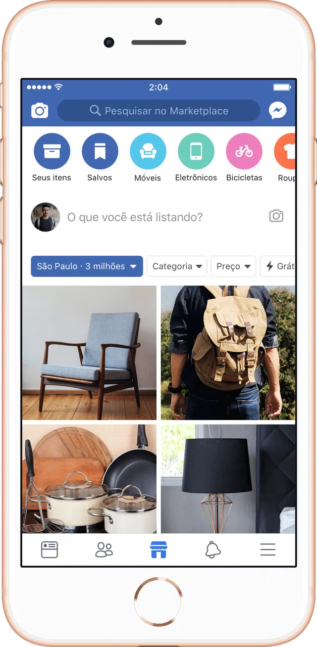 Facebook lança marketplace no brasil Facebook lança marketplace no brasil. Serviço exclusivo para compra e venda de produtos pela maior rede social da internet começa a funcionar a partir de amanhã.