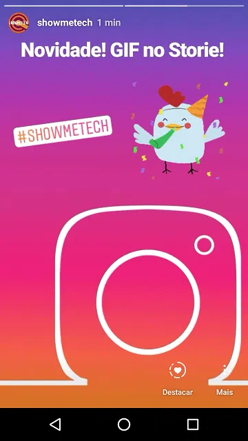 Aprenda como inserir gif's no stories do instagram Aprenda como inserir gif's no stories do instagram. Uma novidade no instagram permite que gif's possam ser inseridos nas publicações do stories, e a empresa promete mais uma melhoria para a ferramenta