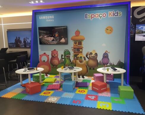 Samsung cria espaço interativo para crianças em sua loja no shopping morumbi Samsung cria espaço interativo para crianças em sua loja no shopping morumbi. A samsung criou um espaço infantil em sua loja localizada no shopping morumbi. Saiba até quando você pode usufruir dessa novidade!