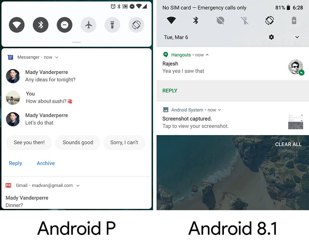 Conheça todas as novidades do android p developer preview. O android p, que será o sucessor do android 8. 0 oreo, acaba de ser liberado para desenvolvedores. Dentre os destaques, temos o suporte a mais nova tendência do mercado de smartphones: o notch.