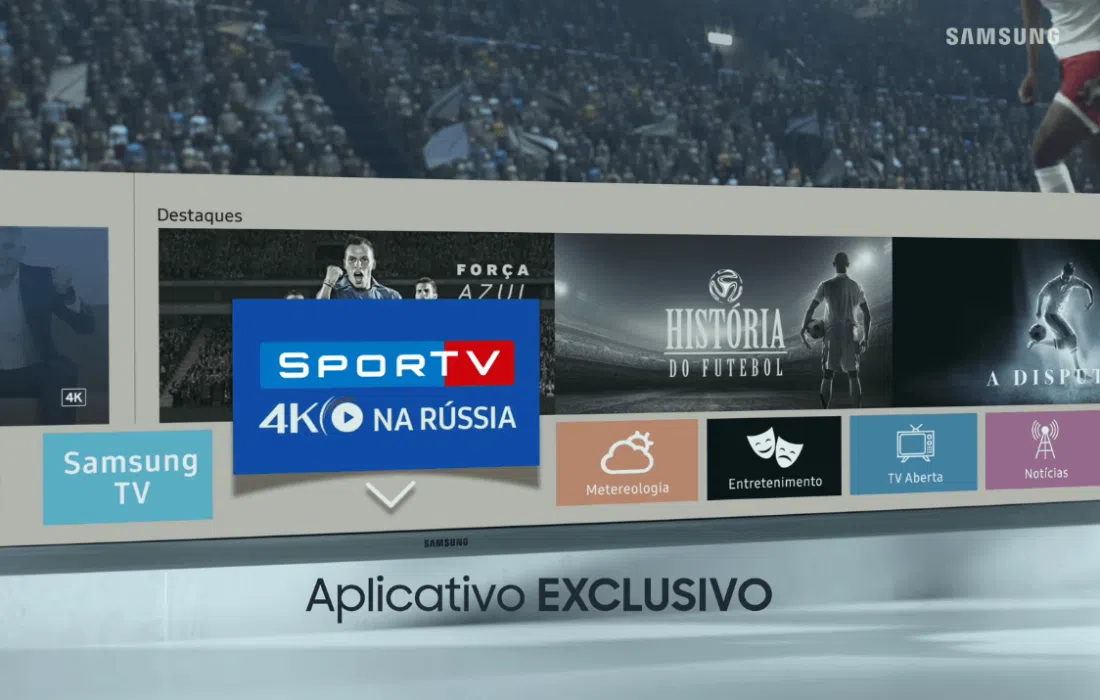 Copa do mundo 2018: câmera de 180° do app sportv te coloca nas arquibancadas Copa do mundo 2018: câmera de 180° do app sportv te coloca nas arquibancadas. O app da sportv para transmitir os jogos do campeonato tem como destaque a possibilidade de assistir jogos através de uma câmera de 180º instalada nos campos.
