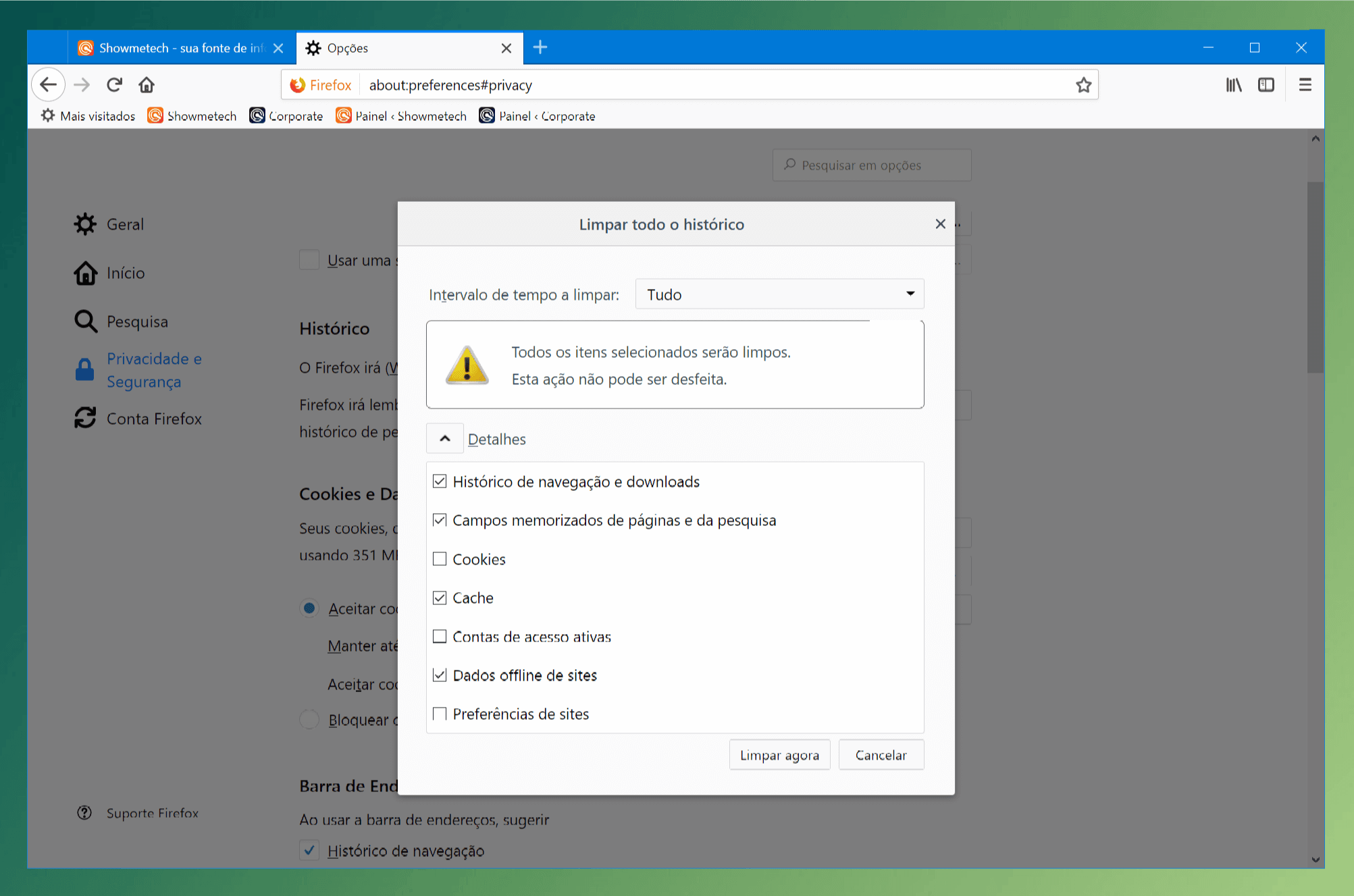 Como Fazer Para Limpar O Cache Do Navegador