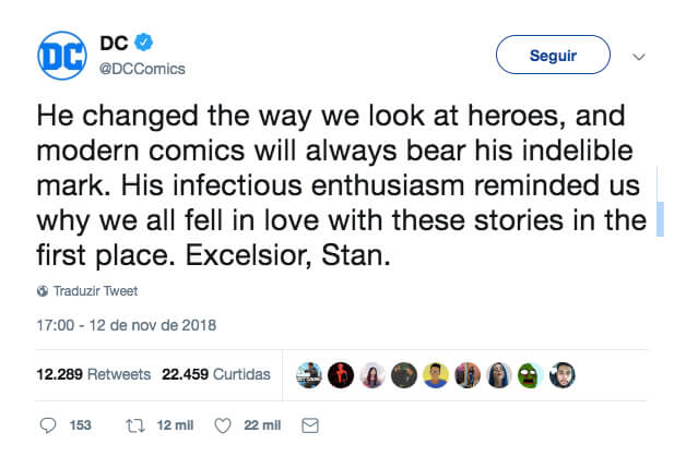 Stan lee morre aos 95 anos Stan lee morre aos 95 anos. Morre em los angeles, aos 95 anos, o escritor de quadrinhos, editor, produtor executivo de cinema, ator, editor e responsável por grande parte do universo marvel, stan lee