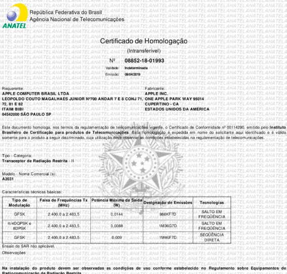 Sai a homologação da Anatel para os novos AirPods e Ipad Air