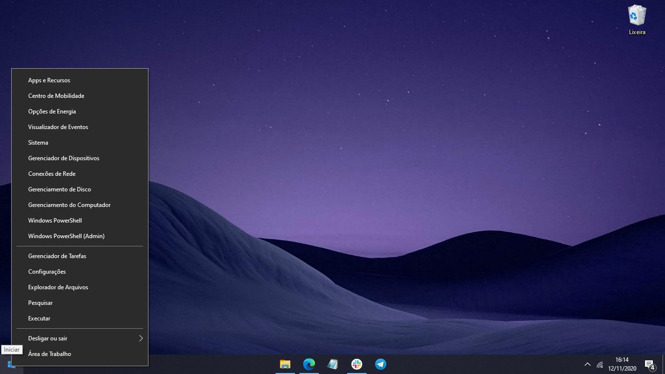 17 truques do windows 10 que você precisa conhecer Print do menu iniciar secreto, um dos truques do windows 10