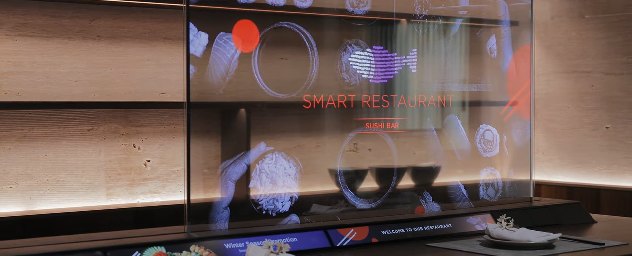 Ces 2021: telas transparentes da lg são a aposta do futuro As telas transparentes da lg também podem vir na forma de uma divisória inteligente