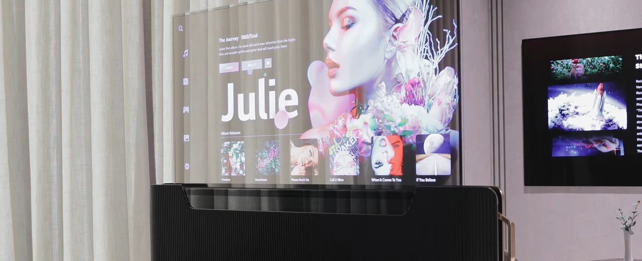 Ces 2021: telas transparentes da lg são a aposta do futuro Ces 2021: telas transparentes da lg são a aposta do futuro. A tecnologia de telas transparentes da lg chega em aplicações para a casa, transporte público e comércio. Empresa também apresentou tela oled que se curva para uso em jogos