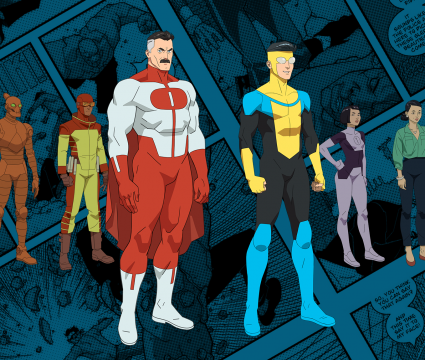 Assistimos invincible, a série animada de heróis do amazon prime video Assistimos invincible, a série animada de heróis do amazon prime video. Invincible pode enganar o público por ser bastante colorida, mas ação e sangue passam bem o recado da série