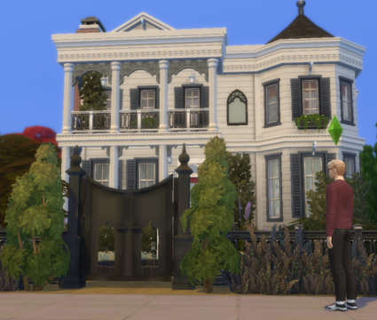 Review: the sims 4 sobrenatural, a coleção que introduz uma assustadora jogabilidade The sims 4 sobrenatural mansão exterior