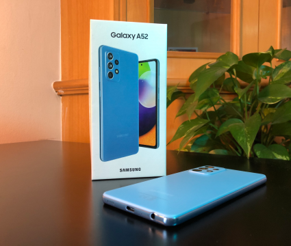 Review: galaxy a52 é versão melhorada do campeão de vendas de 2020 Caixa do galaxy a52