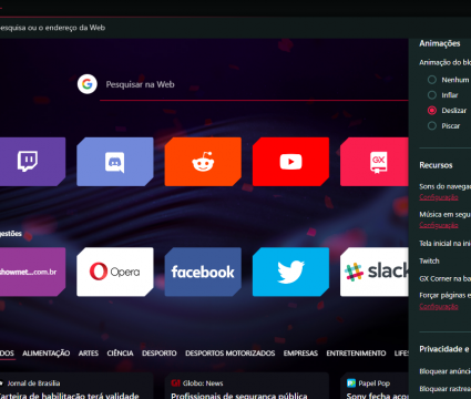 Opera gx, o navegador gamer dedicado para jogos Opera gx: música